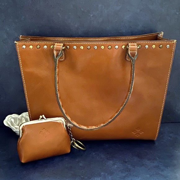 Patricia Nash Handbags - Patricia Nash Zancona Leather Tote, Coin Purse/Fob